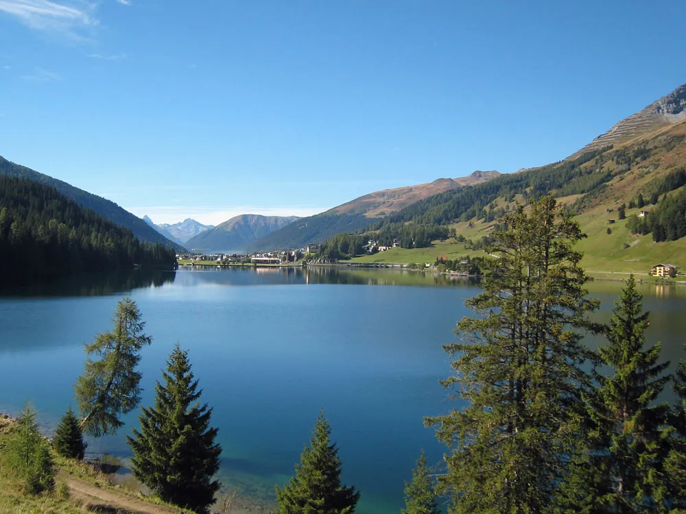 Davosersee im Sommer